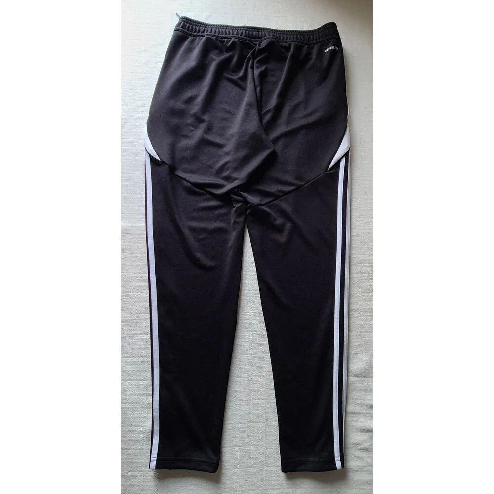 Adidas Copa Futbol Club Soccer Training Pants Black White Men’s Small Zip Leg